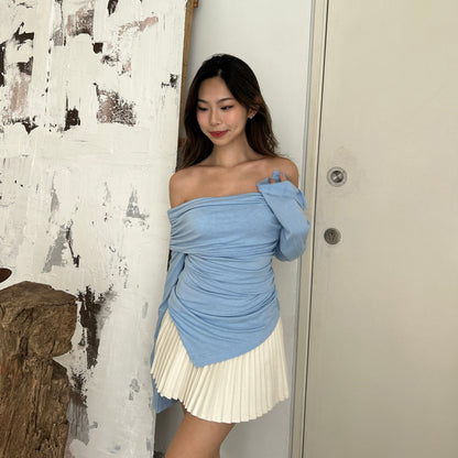 Vale Off Shoulder Long Sleeves Top