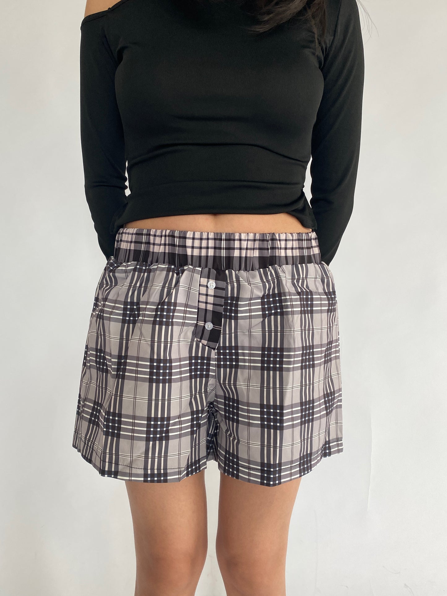 Hannah Checkered Short